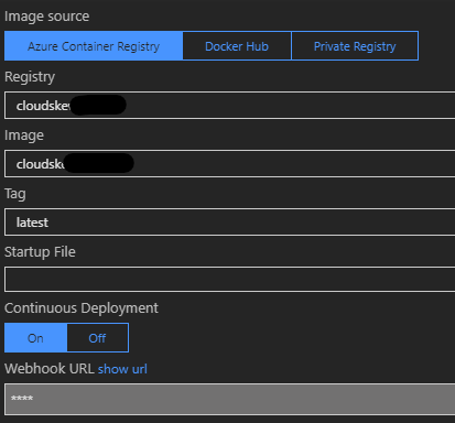 azure container registry